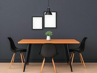 Modern Dining Room 3D Illustration