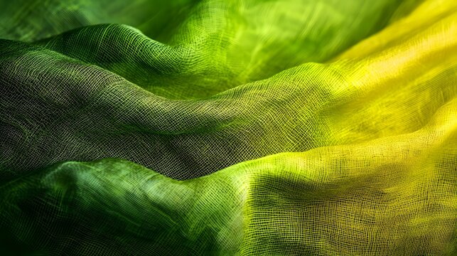 9. A smooth transition from dark forest green to vibrant lime, offering a fresh and bold color scheme