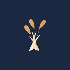 Tropical leaf line art with abstract shapes forms a modern botanical wall art set ideal for prints, covers, and wallpaper. This piece embodies a minimal and natural aesthetic, making it a great