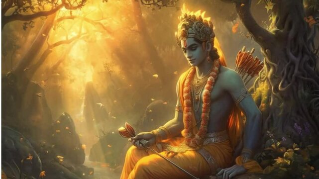 Lord rama in forest
