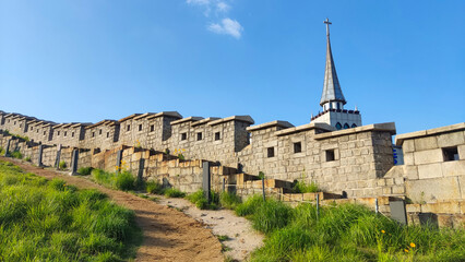 Close-up of the Fortress Wall