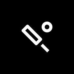 Cricket Bat and Ball Icon
