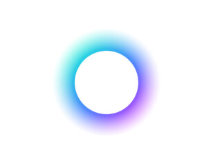 A vibrant circular design featuring a soft gradient of blues and purples, creating a glowing halo effect. perfect for digital art and design inspiration.