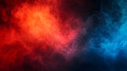 84. A contrast gradient from fiery red to cool blue, capturing energy and balance