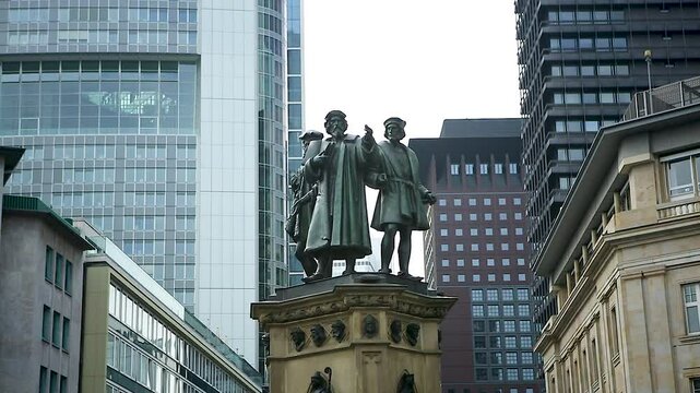 Ro&szlig;markt / Gutenberg-Denkmal, 프랑크푸르트, 독일