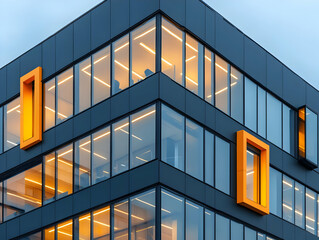 Modern Office Building Exterior Architectural Photography