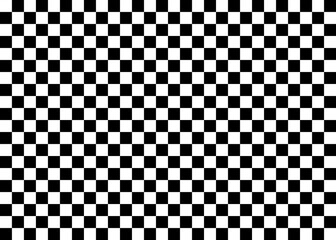 Chess board, checkered, chessboard, checkerboard backsound design. Black and white abstract background for banner, wallpaper, poster, fabric, textile, wrapping paper 