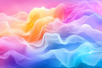 Obraz premium Abstract colorful wavy background.