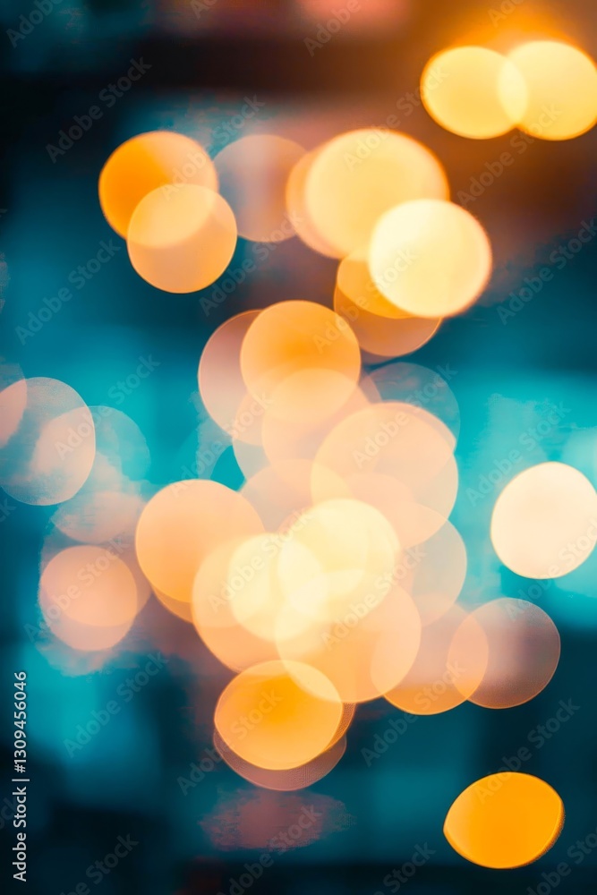 Poster vertical abstract blurred gradient background with ample copy space.