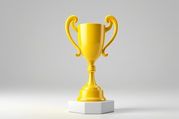 there is a yellow cup with a saucer on it