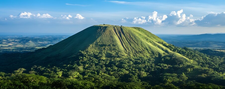 The iconic mountain of Cerro de Las Pavas, Honduras, with stunning views of the surrounding valleys