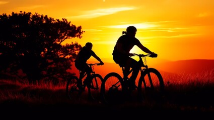 Fototapeta premium Celebrate International Bicycle Day: A Whimsical Bike in Nature
