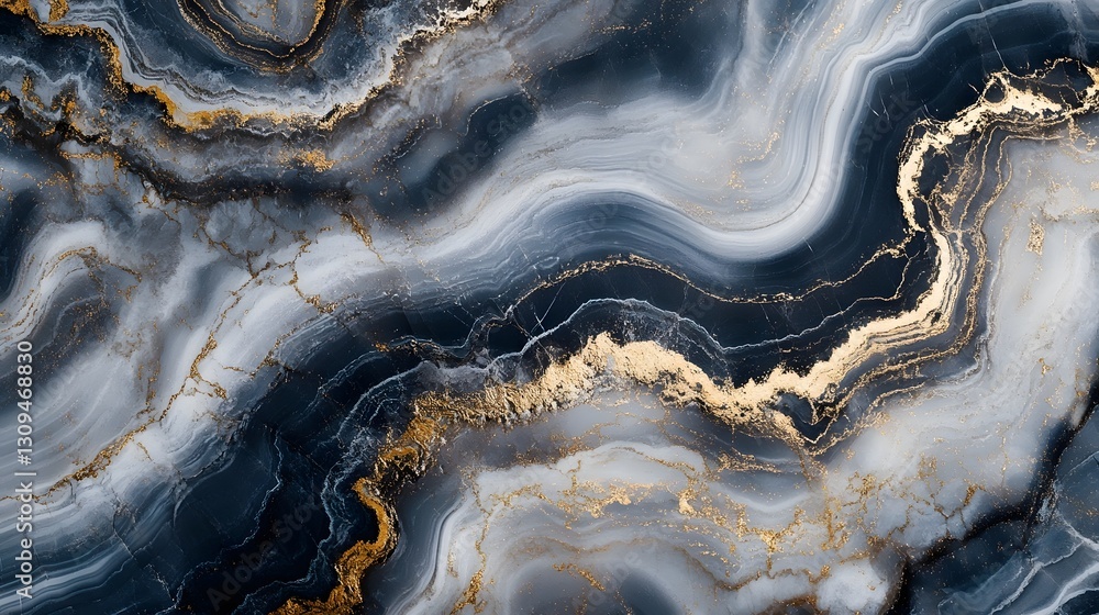 Leinwandbilder mesmerizing agate geological fractal abstract with vibrant rainbow colors and dynamic symmetry elega
