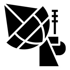 satellite dish vector icon