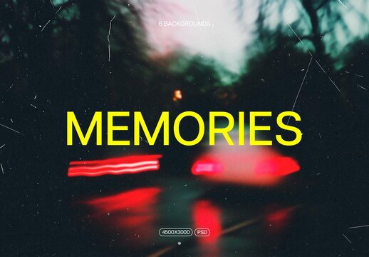 Dark Memories Backgrounds Pack With Generative AI