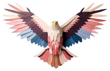 Fototapeta premium PNG Eagle art animal flying.