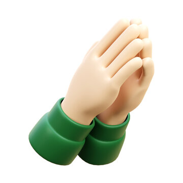 Suplication Hand 3d Icon