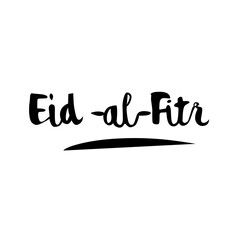 Typography happy Eid Mubarak