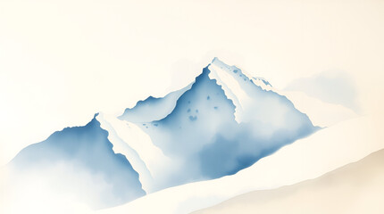 snow covered mountains