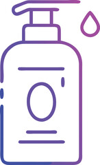illustration of a hand wash bottle