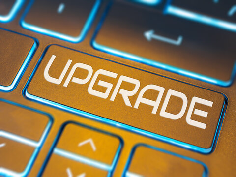 upgrade text on keyboard key inscription