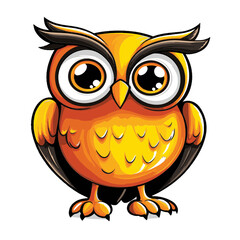 Naklejka premium owl vector illustration