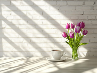 Tulips and Coffee in the morning 