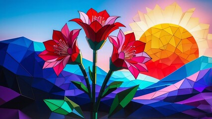 abstract flower background