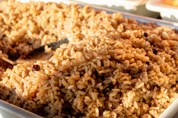 Spiced Rice Dish – Close-up