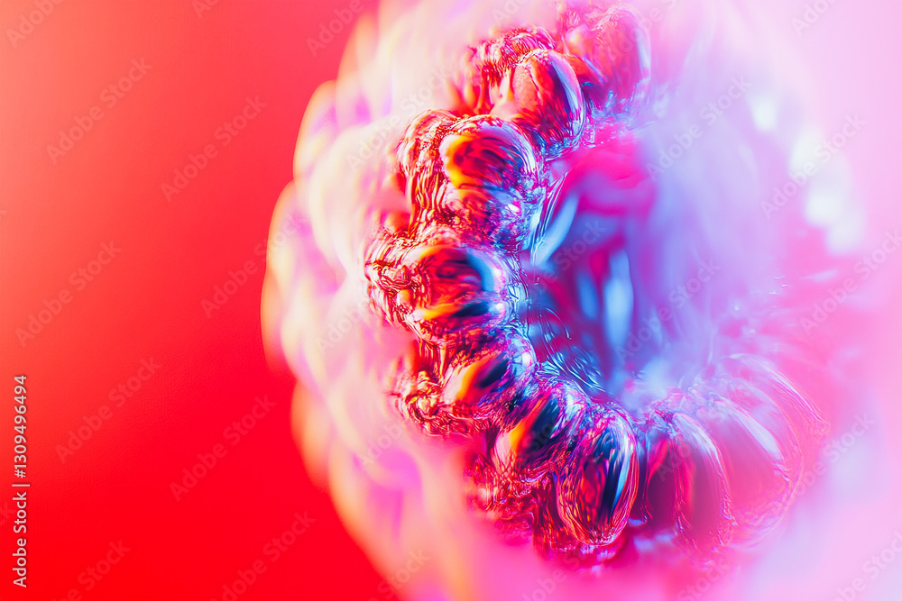 Aufkleber vibrant abstract whirlpool of colors and forms in dynamic display