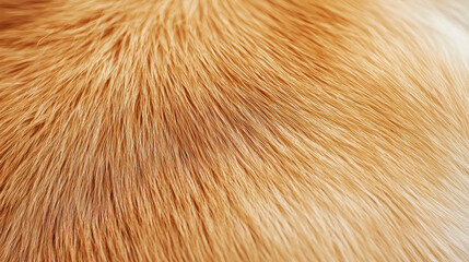 Fototapeta premium Soft golden fur texture with warm tones and natural shine