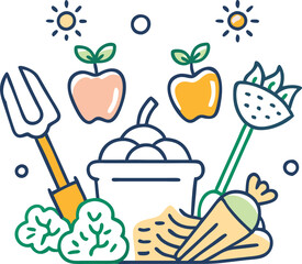 food icons set