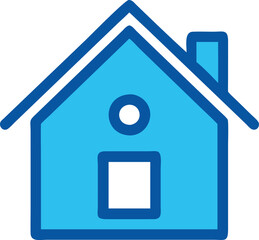 home icon on a white background
