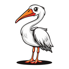 Obraz premium illustration of a pelican