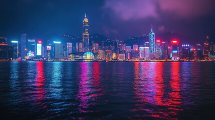 The night light city