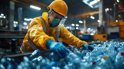 industrial worker welding