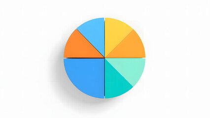 Fototapeta premium circullar color chart 