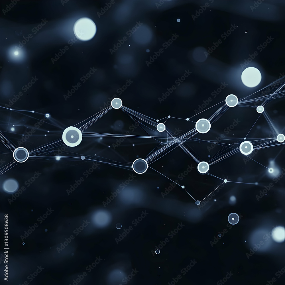Poster abstract network background image