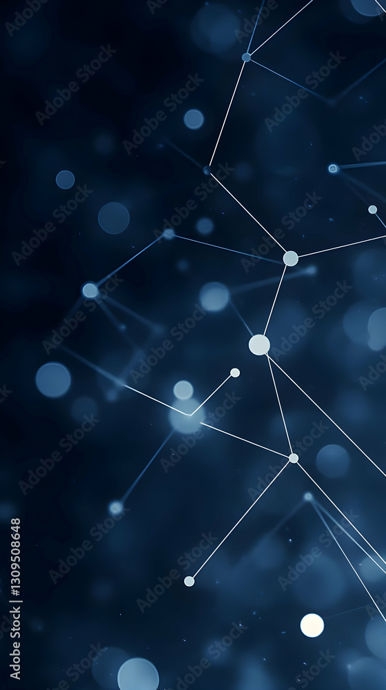 Poster abstract network connections background image