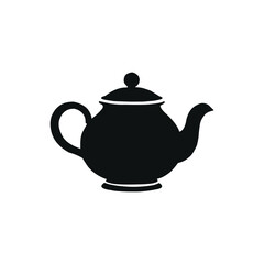 Teapot  Minimalist Teapot Vector: Simple and Elegant Silhouette for Tea Lovers and Design Enthusiasts