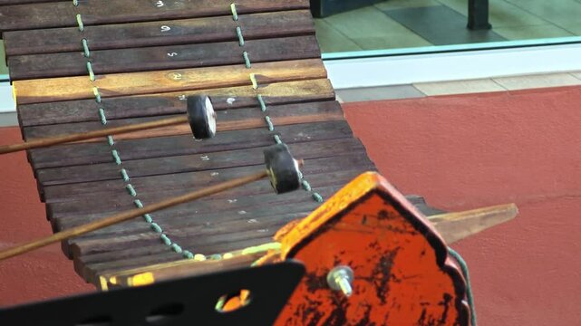 Thai musical instrument xylophone