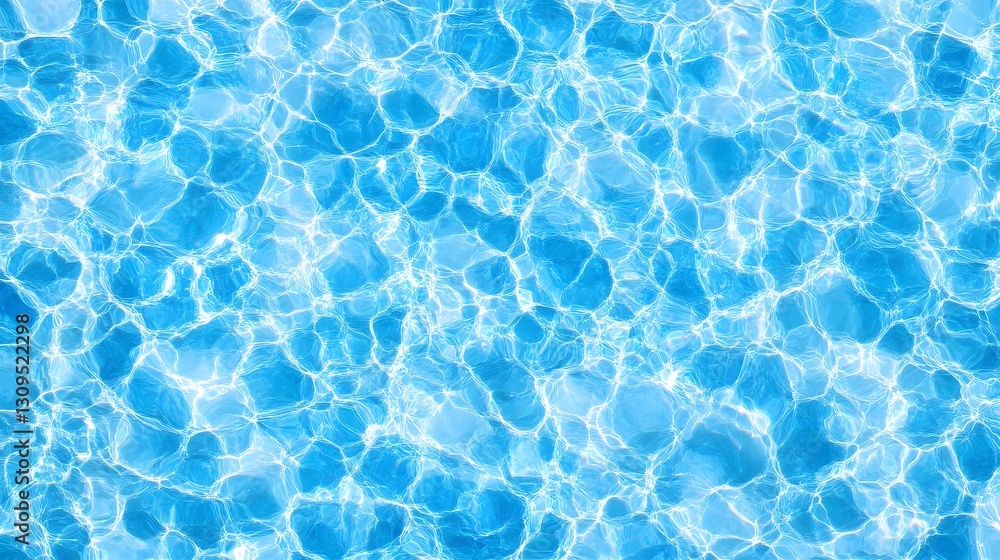 Leinwandbilder Tranquil Reflection A serene swimming pool with shimmering blue waters and mirrored surfaces creating a calming and refreshing backdrop  The clear