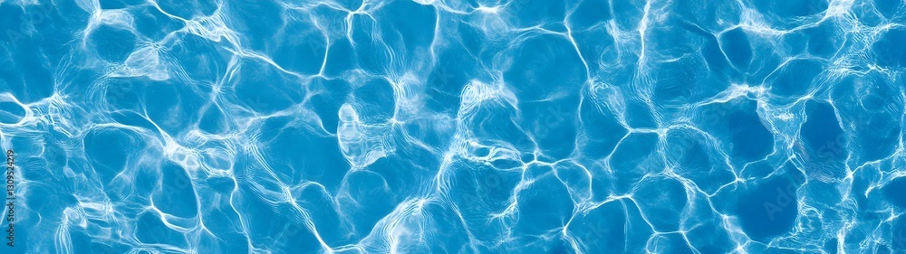 Aufkleber Tranquil Ripples of Blue Water   Peaceful Natural Aquatic Background with Reflective Surface and Soothing Wavy Patterns  Calming and Relaxing Scenery for Wellness Relaxation