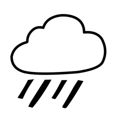 Weather line icon set