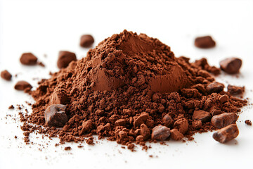 Cocoa Powder and Beans Composition