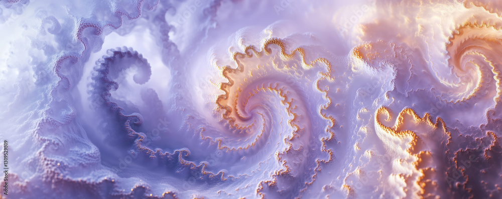 Aufkleber celestial sugar swirls create endless spirals of color and motion in a dreamlike atmosphere of swirl