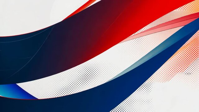 professional back drop for project and business, clean minimal geometric background red blue white color