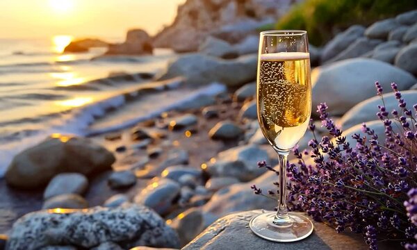 lavanda liqueur cocktail video
