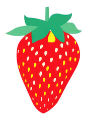 Obraz premium PNG Strawberry fruit plant food.