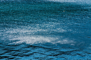 High-angle view of the sea surface